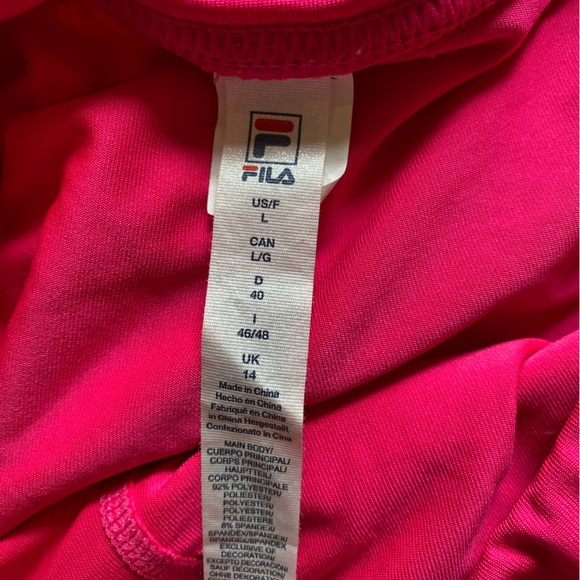 Girls Fila Tennis Shirt and Skort Set - Picture 3 of 4